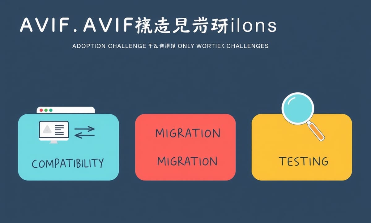 AVIF導入時、注意すべきポイントはどこにあるか?