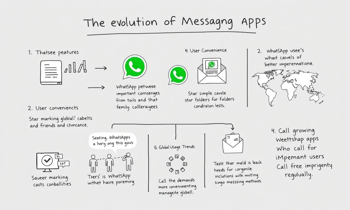 重要なメッセージが埋もれる…WhatsAppのスター機能が必要だ