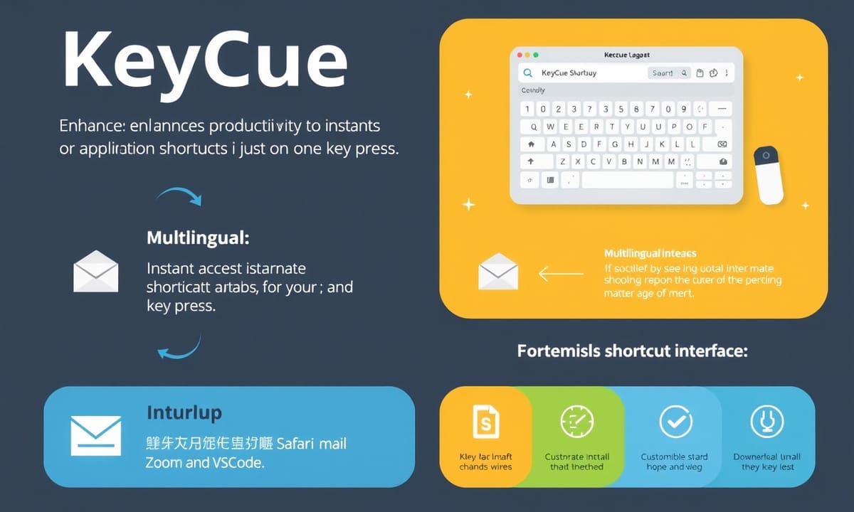 KeyCue 幫你學會使用 Mac 的所有快捷鍵