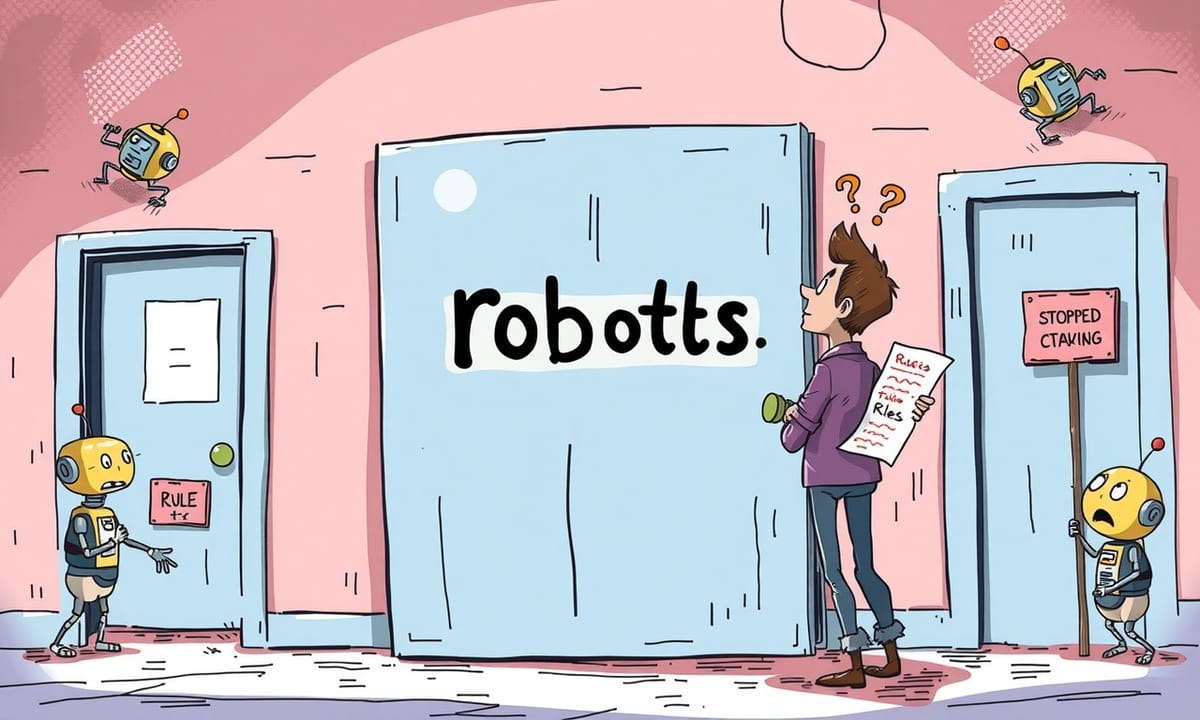 沒設robots.txt,搜尋引擎抓到的尷尬秘密