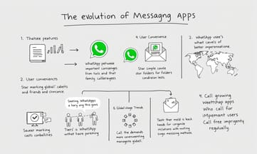 重要なメッセージが埋もれる…WhatsAppのスター機能が必要だ