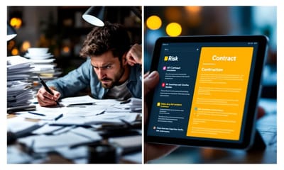 中小企業向けAI契約書レビュー入門。無料ツールでコスト削減する際の注意点と限界