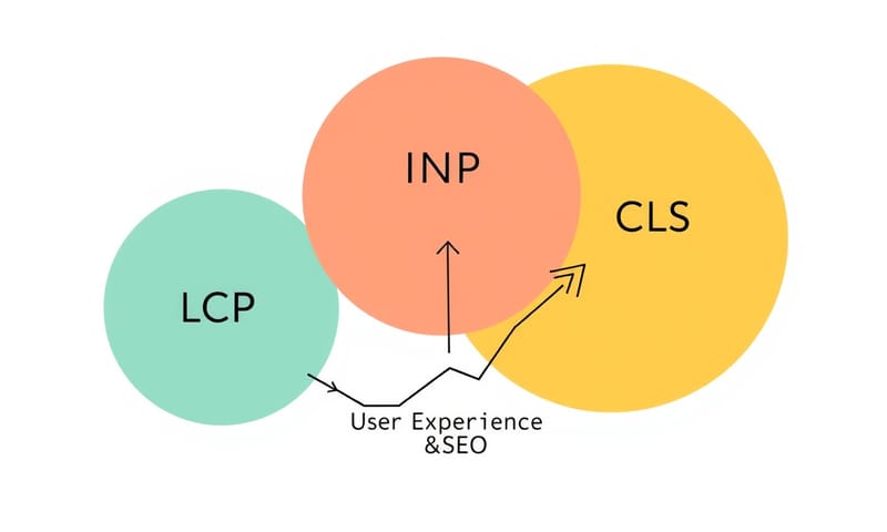 コアウェブバイタルの３つの指標の関係性