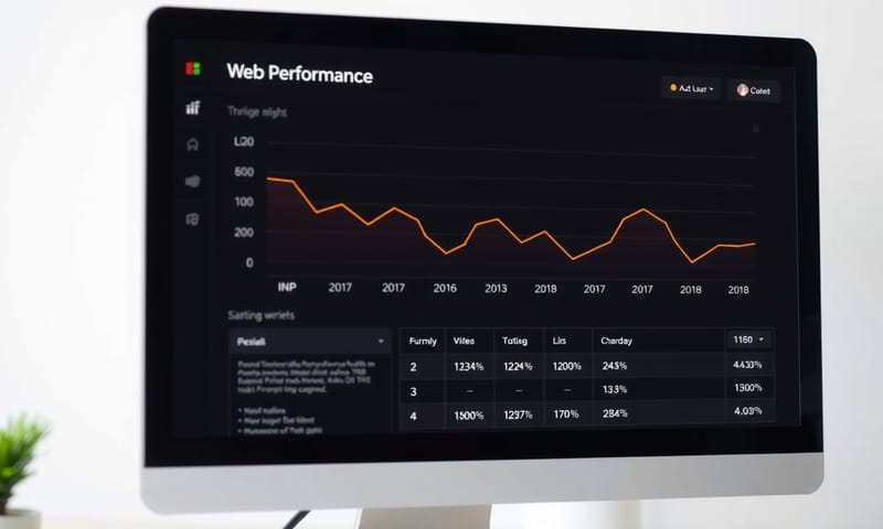 パフォーマンスダッシュボードでの指標の推移イメージ