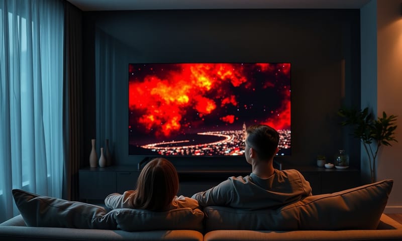 古いスマートフォンに見られる画面の焼き付きの例