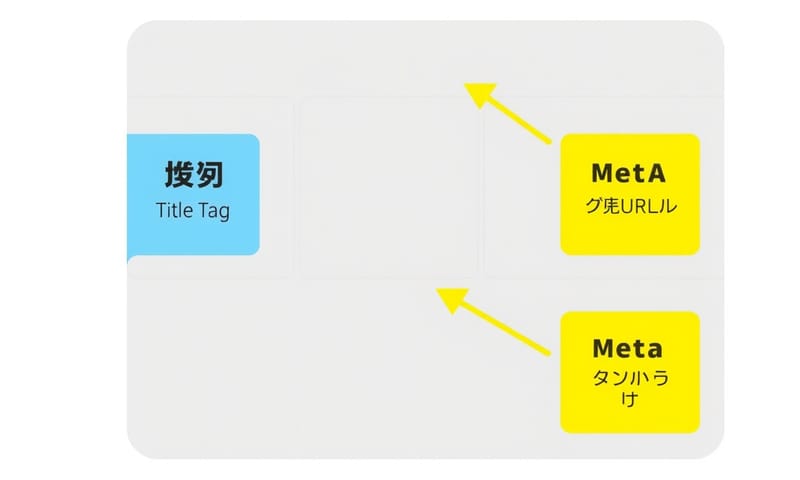 検索結果画面でユーザーが見ているのはこの部分
