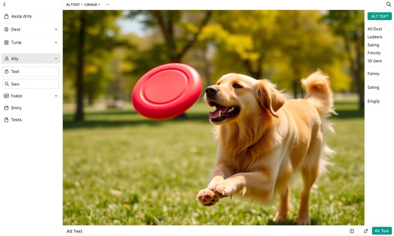 WordPressの編集画面でのaltテキスト設定例