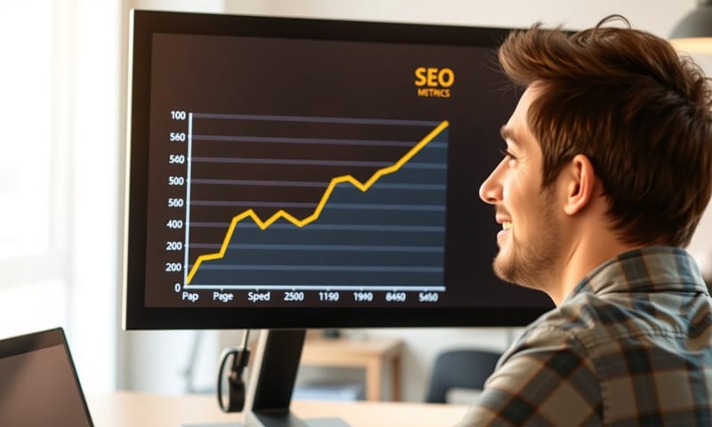 WebP導入によるSEO関連指標の改善イメージ