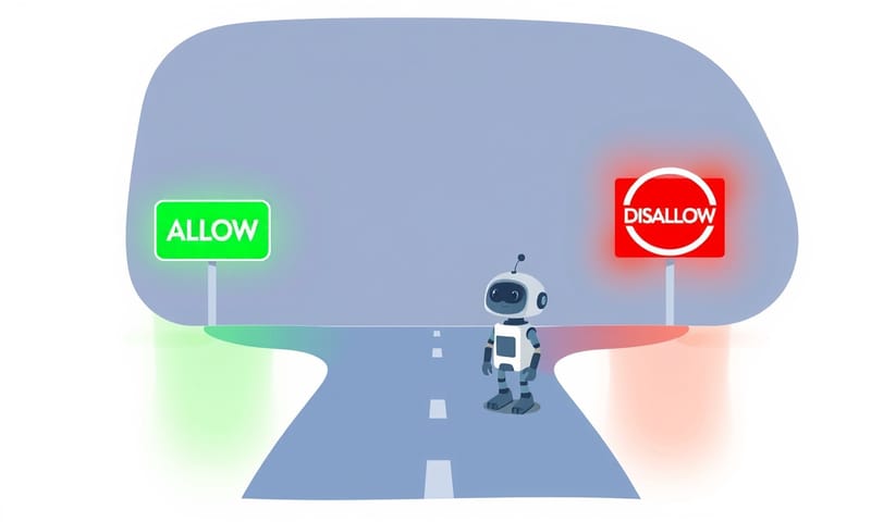 robots.txtの役割は、クローラーへの道案内