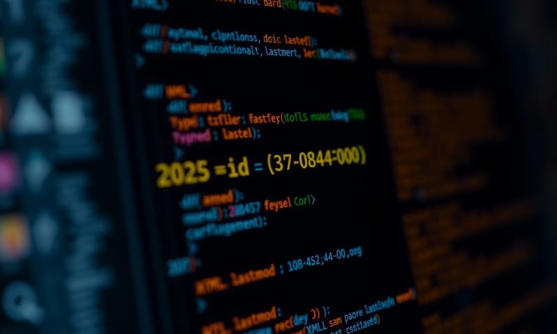 XMLファイル内のlastmodタグの例