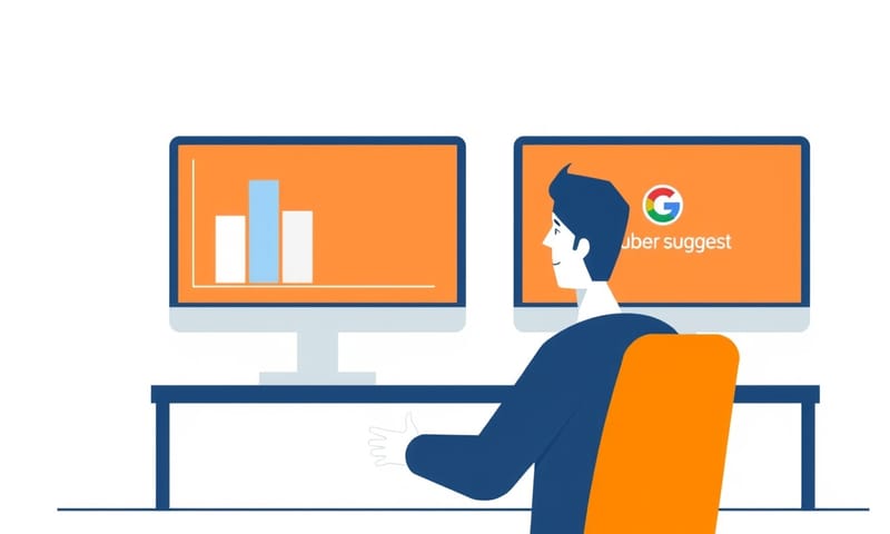 異なるツールでデータを比較検討する様子