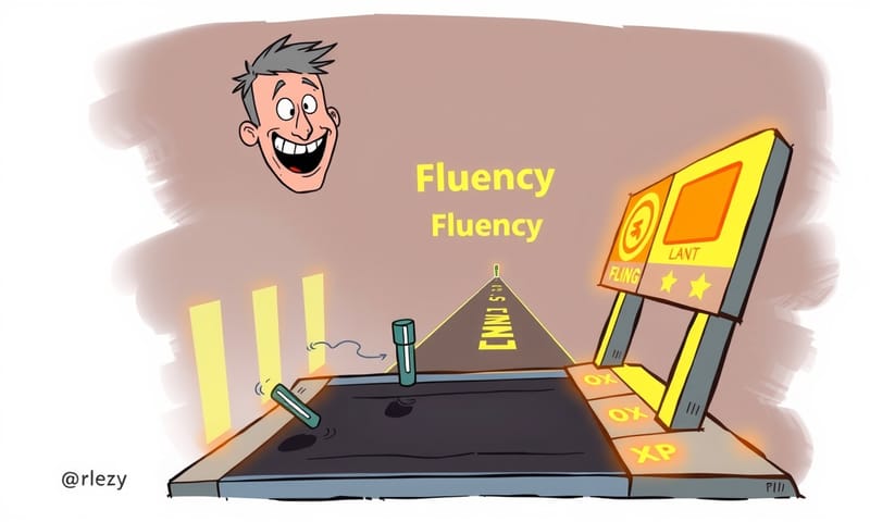 ゲームの仕組みに夢中で、本当のゴールを見失うイメージ