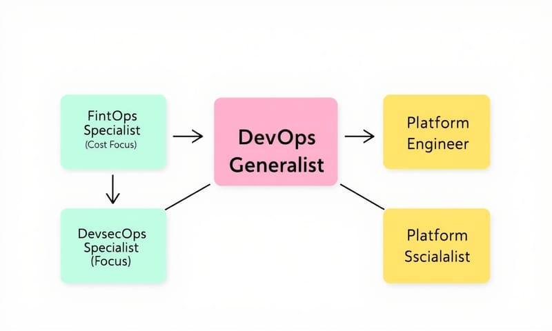 從 DevOps 通才走向高價值專才的幾種可能路徑。