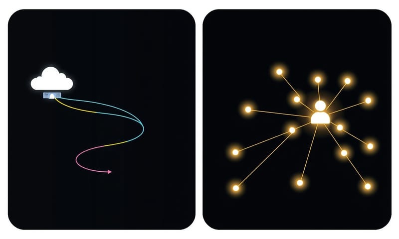 網站載入速度對比示意圖