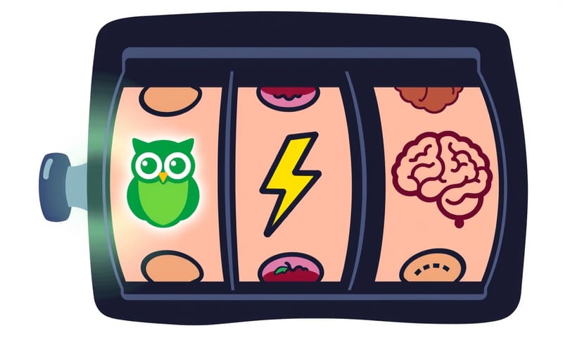 隨機的能量獎勵機制，與其說是鼓勵，更像是賭場的拉霸機。