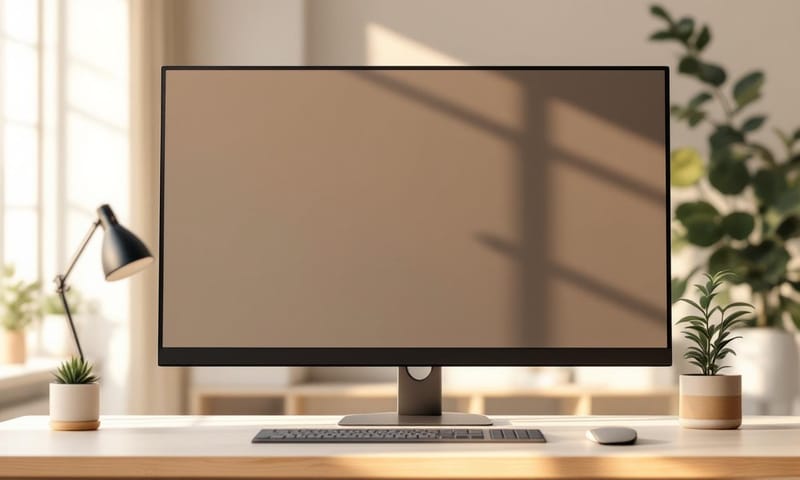 一個整潔的數位工作空間，給人平靜與專注的感覺。