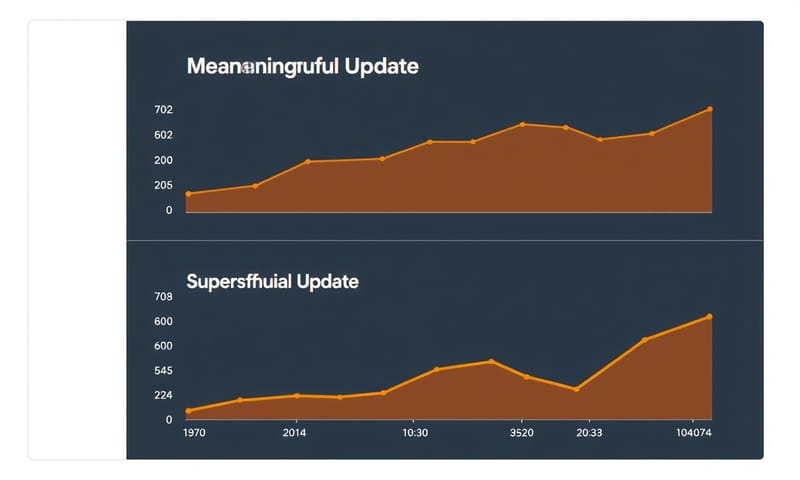 看到內容更新後，自然流量曲線漂亮地上揚，是每個站長最開心的時刻