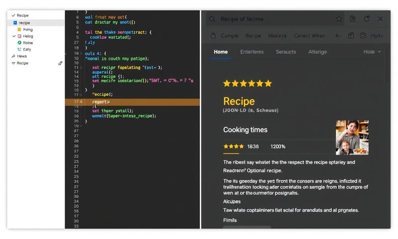 實作範例：食譜 Schema 與其在 SERP 的呈現