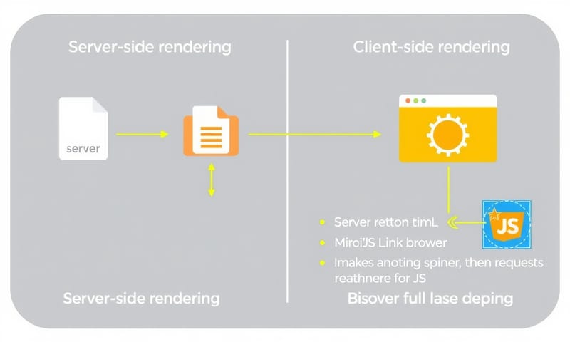 CSR 與 SSR 的渲染流程對比