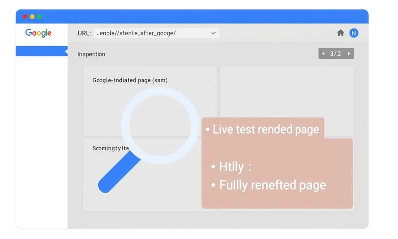 使用 GSC 網址審查工具檢查渲染結果