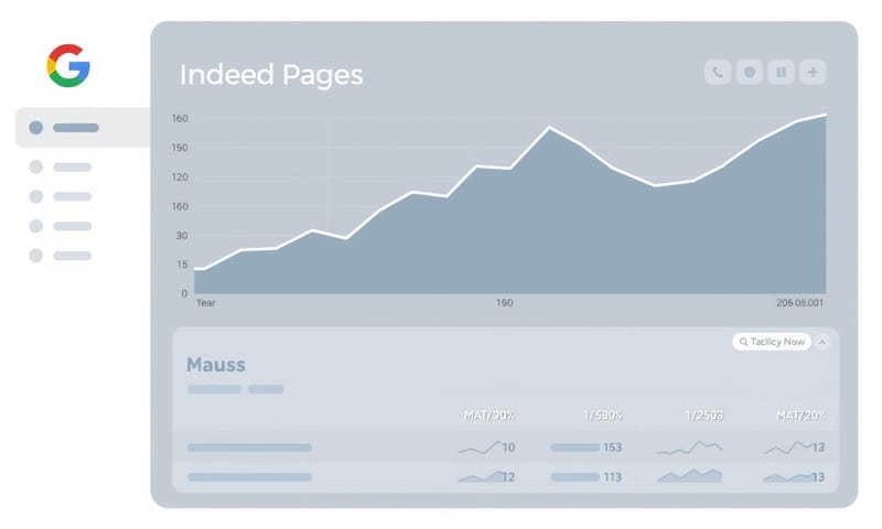 修正分頁後，索引頁面數量提升的示意圖
