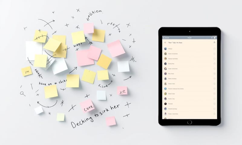 理想中的 CRM，是幫助你從混亂的筆記和思緒中，整理出清晰的脈絡。