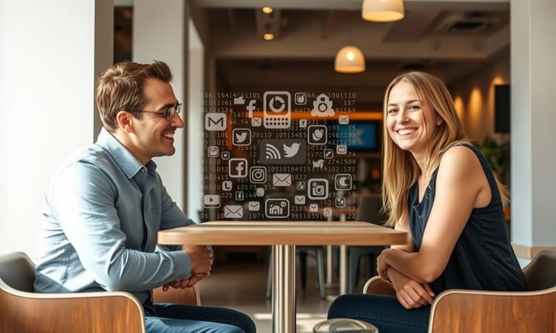 約會餐桌上的透明隔閡