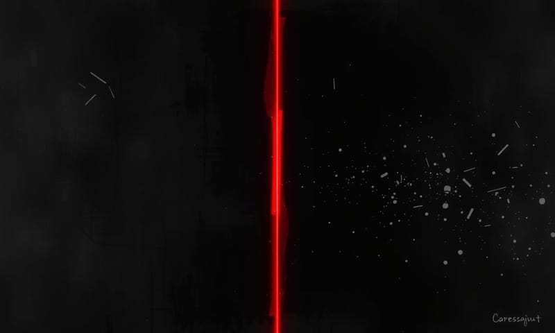 法律和道德的界線，有時候就像這條發光的線一樣，看得到但一不小心就會跨過去。