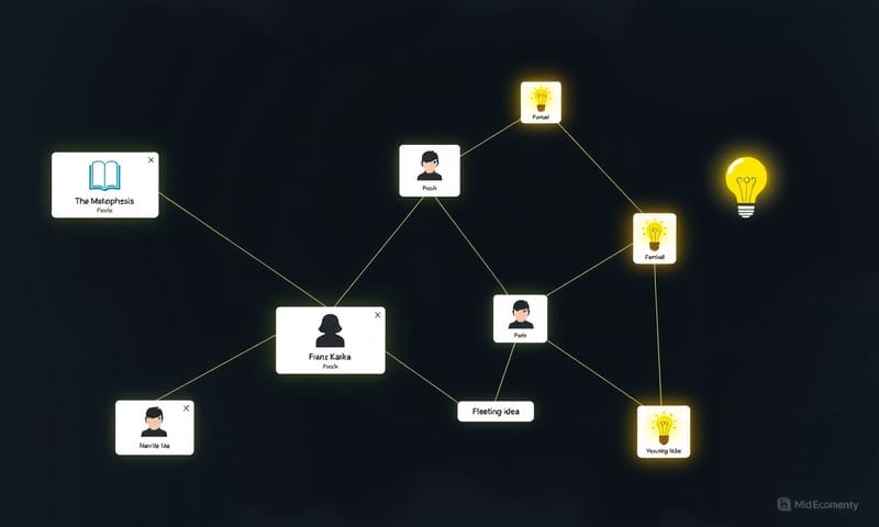 Capacities 中物件化的筆記相互關聯的示意圖