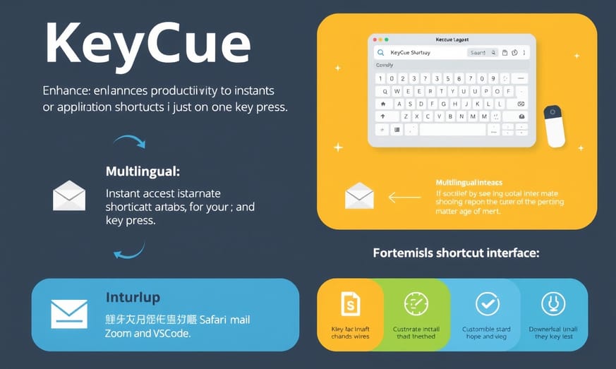 KeyCue 幫你學會使用 Mac 的所有快捷鍵